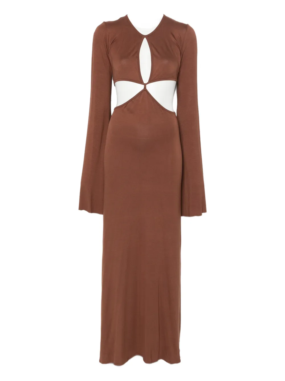 AXEL 113 Sunset cut-out maxi dress - Marrone