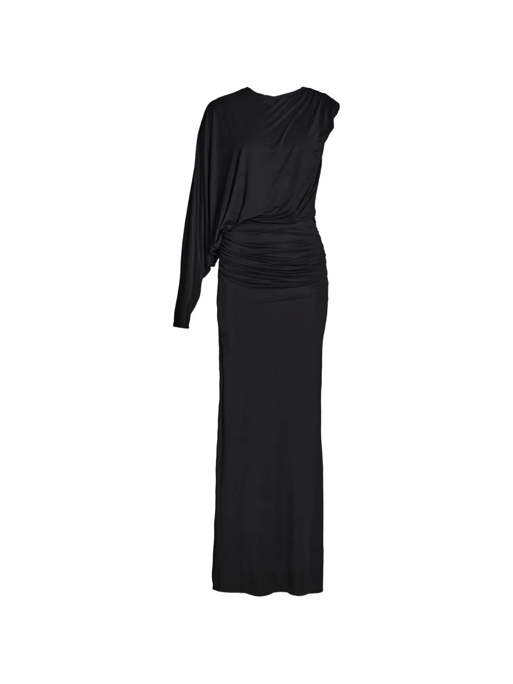 AXEL 113 Aman one-shoulder maxi dress - Nero