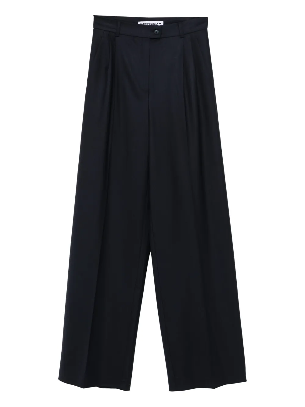 MEDEEA pleated-front tailored trousers | Blue | Image 1
