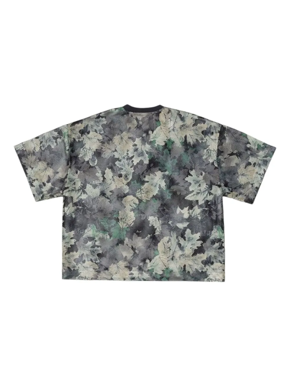 BLDG4 leaf-print T-shirt - Grijs