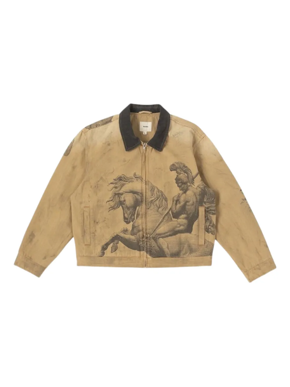 BLDG4 Full Stack twill jacket | Nude | Image 1