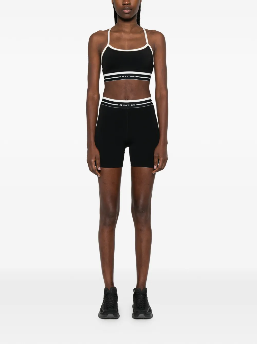 P.E Nation Avant striped short | Cycling Shorts