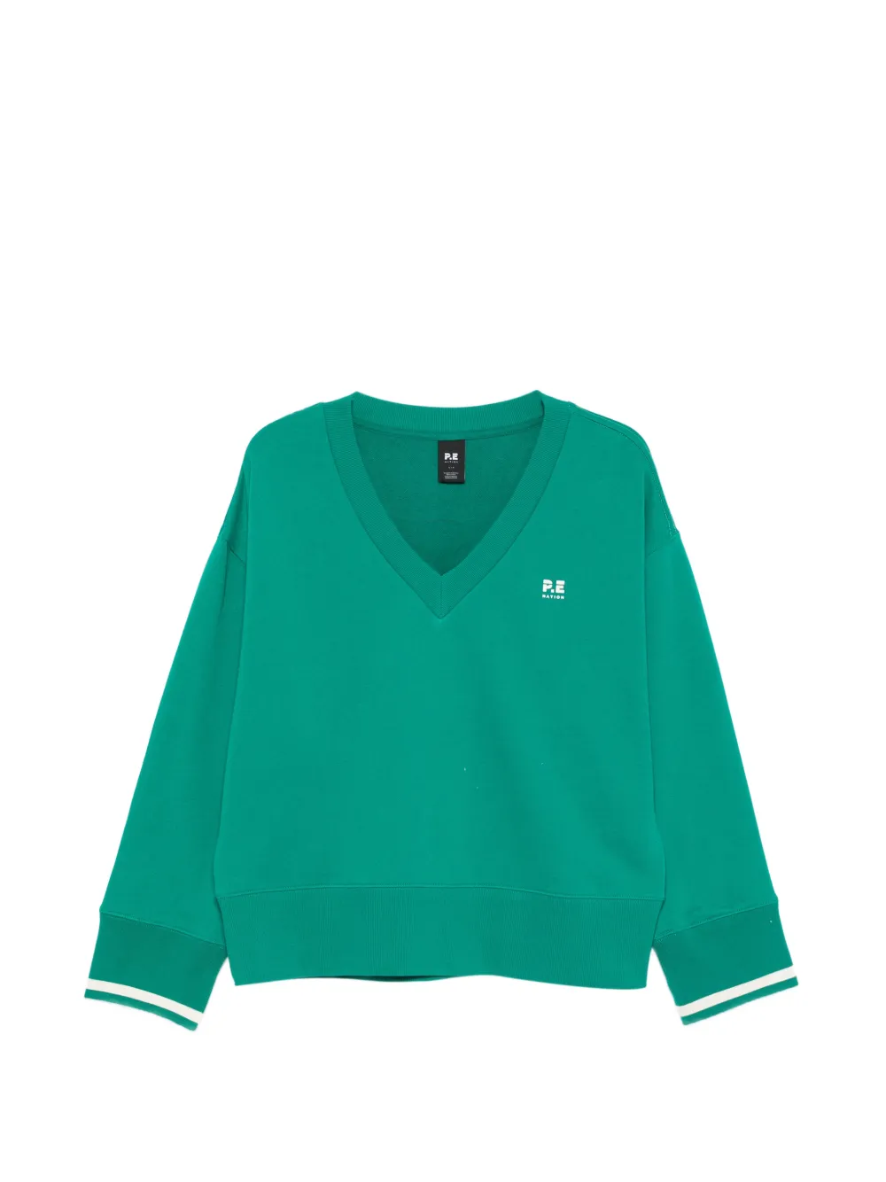 P.E Nation Courtside V-neck sweatshirt - Verde