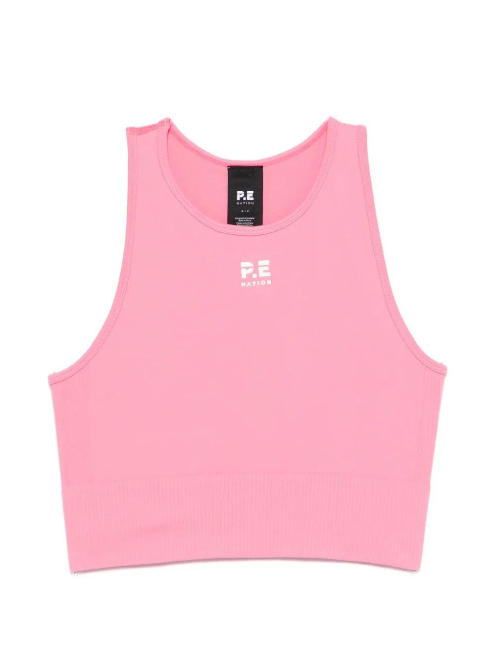 P.E Nation logo-detail tank top - Rosa