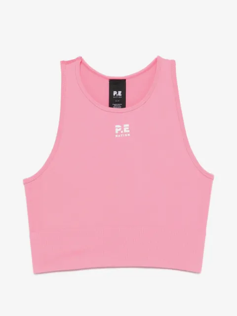 P.E Nation tanktop med logodetalje