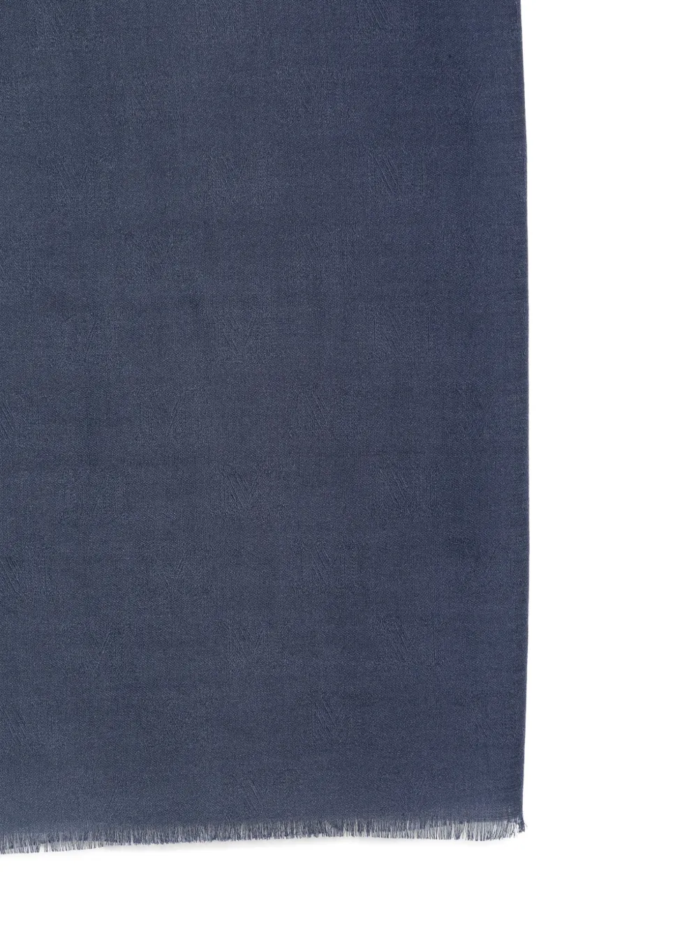  Max Mara Mxagennaio Fringed Scarf - Blue 