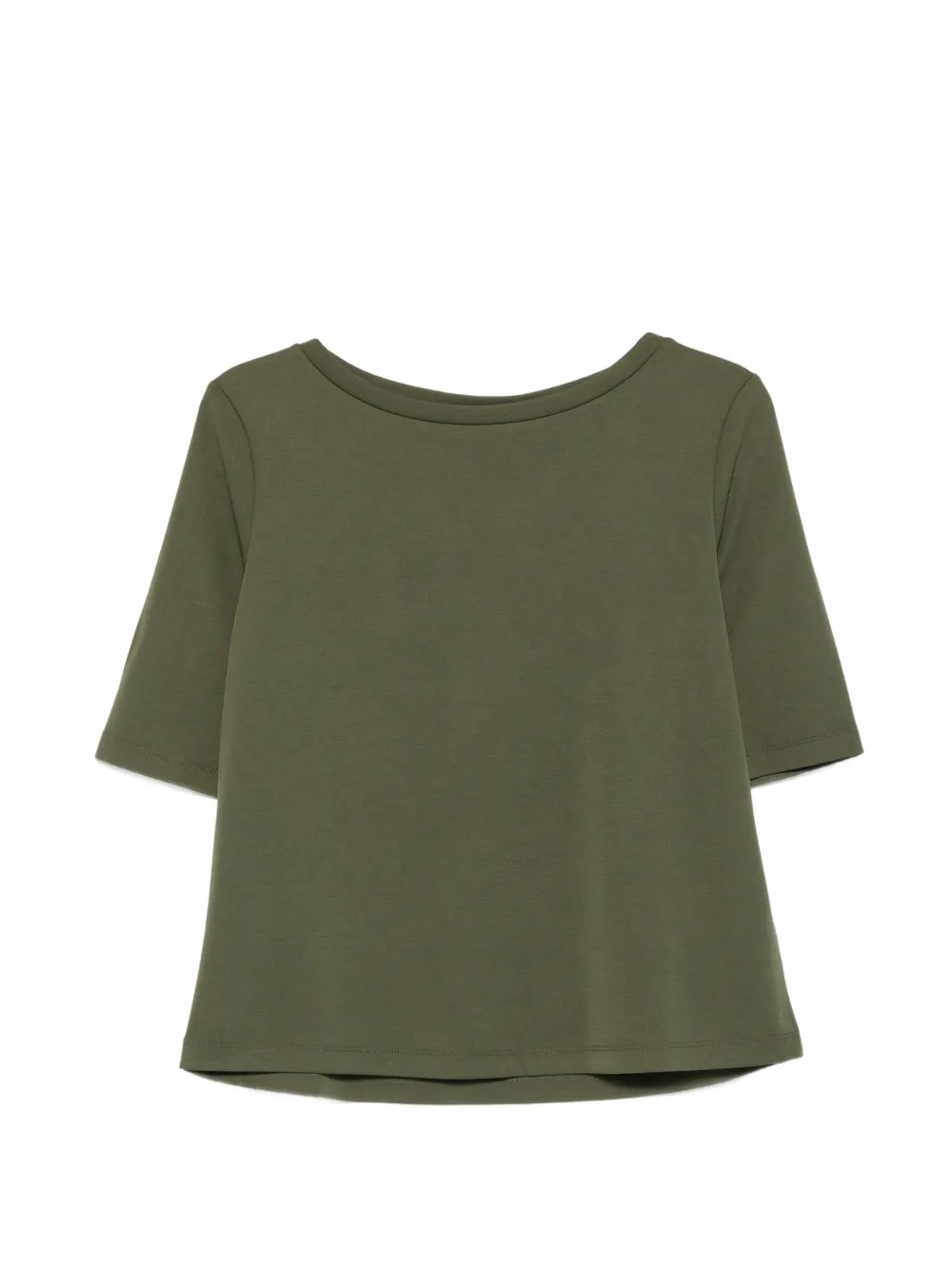 Max Mara Top con scollo a barca - Verde