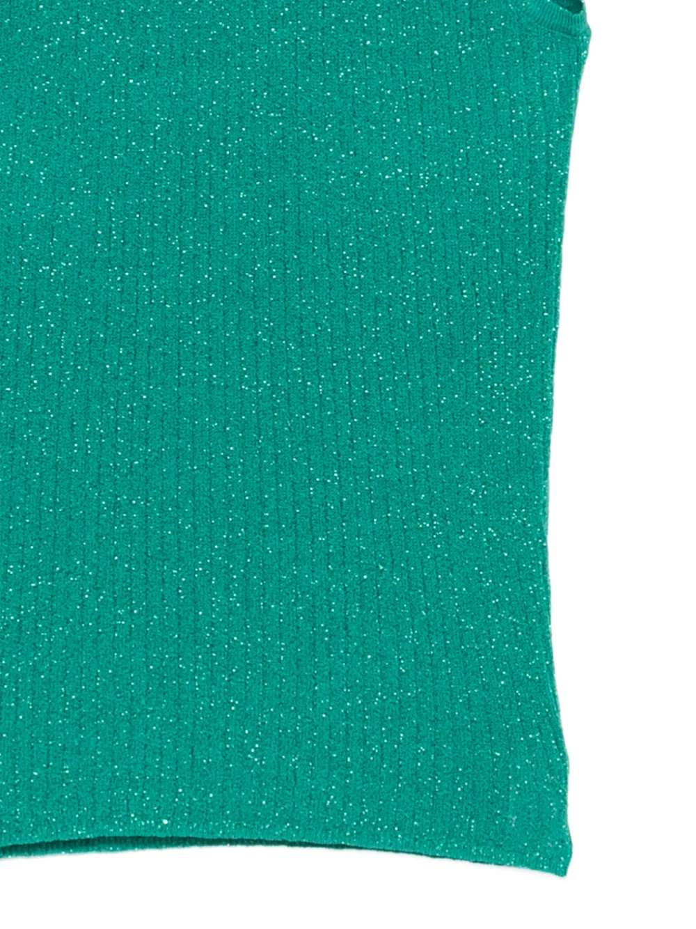 PINKO Linum gebreide tanktop met gestrikte hals Groen