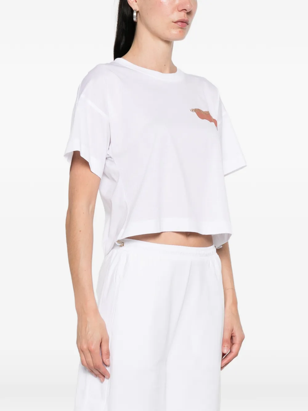 Max Mara Grafisch T-shirt Wit