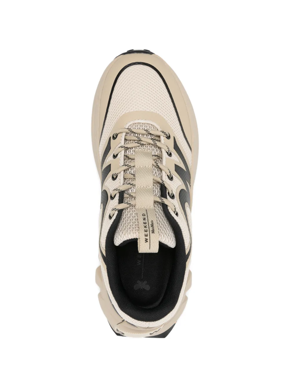 Weekend Max Mara Sneakers met logo Beige