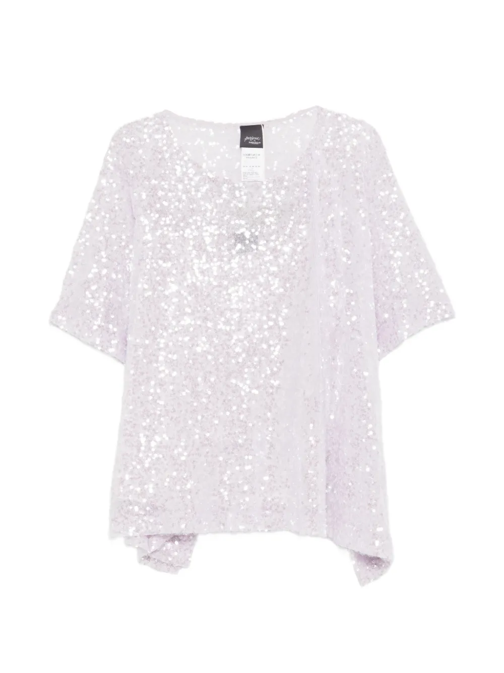 Marina Rinaldi sequin embellished blouse - Viola