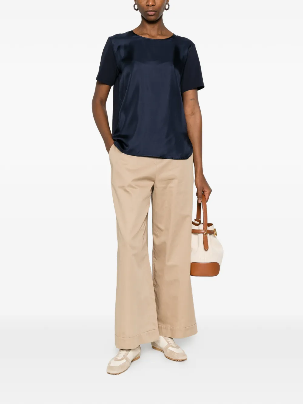  Max Mara Mmlotre Short-sleeve Top - Blue 