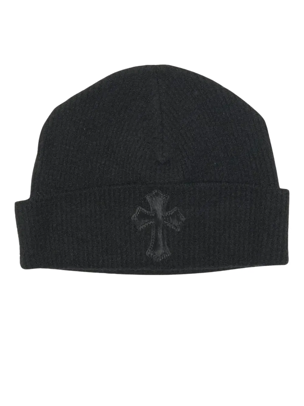Chrome Hearts cross-patch beanie | Black | Image 1
