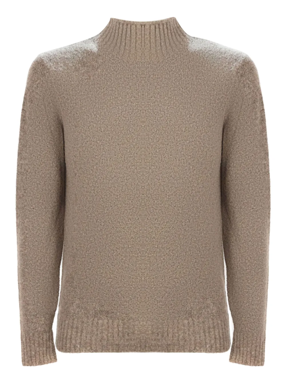 Kangra Gerippter Pullover mit langen Ärmeln | Braun | Image 1