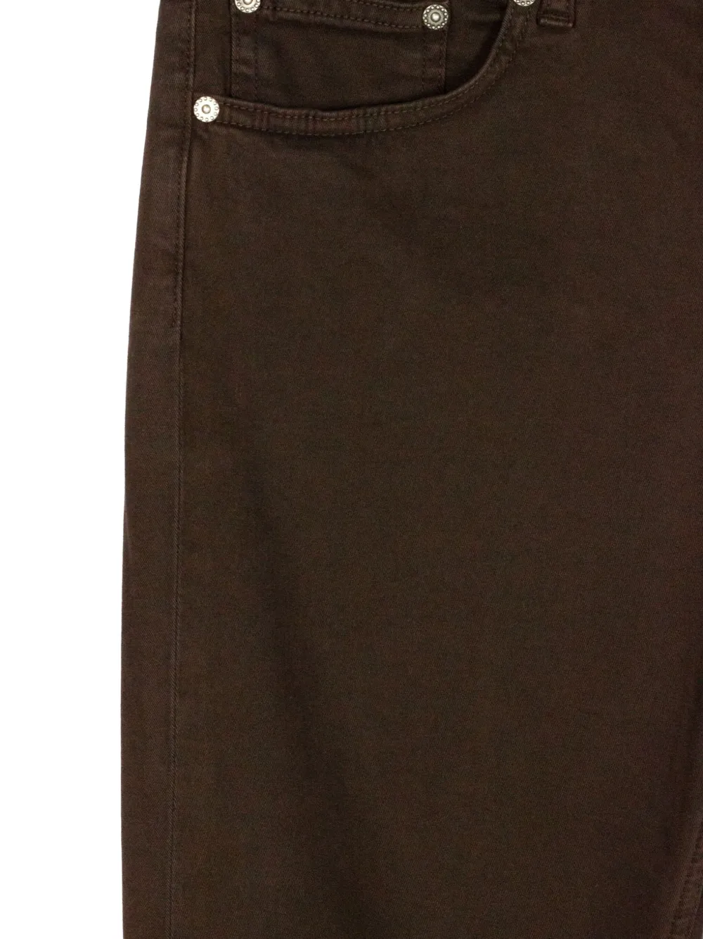 DONDUP Koons jeans met metalen knopen Bruin