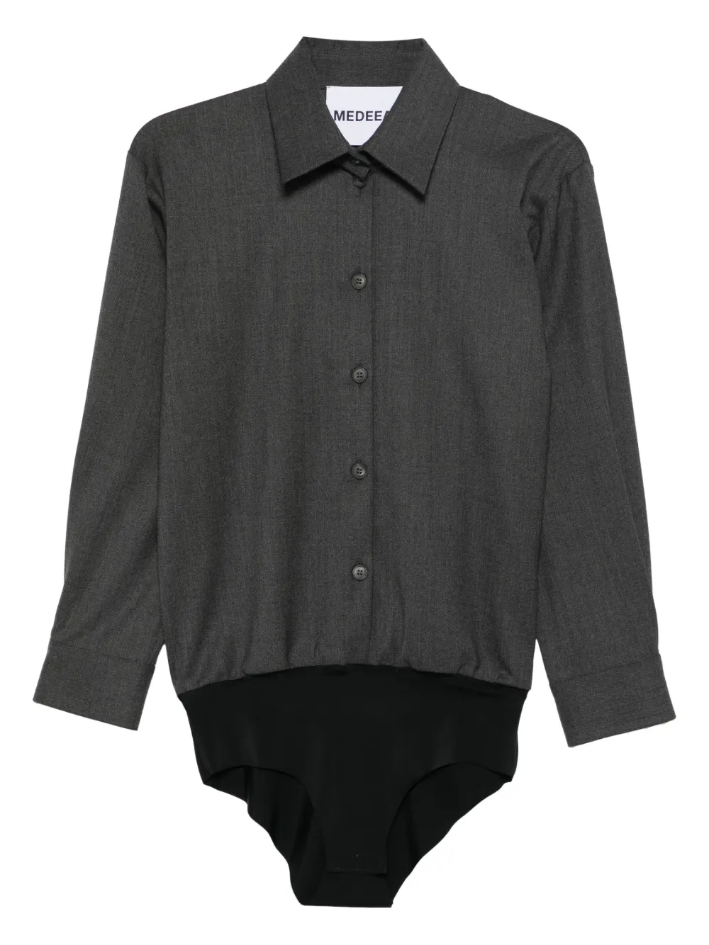 MEDEEA body estilo camisa con botones | gris | Image 1