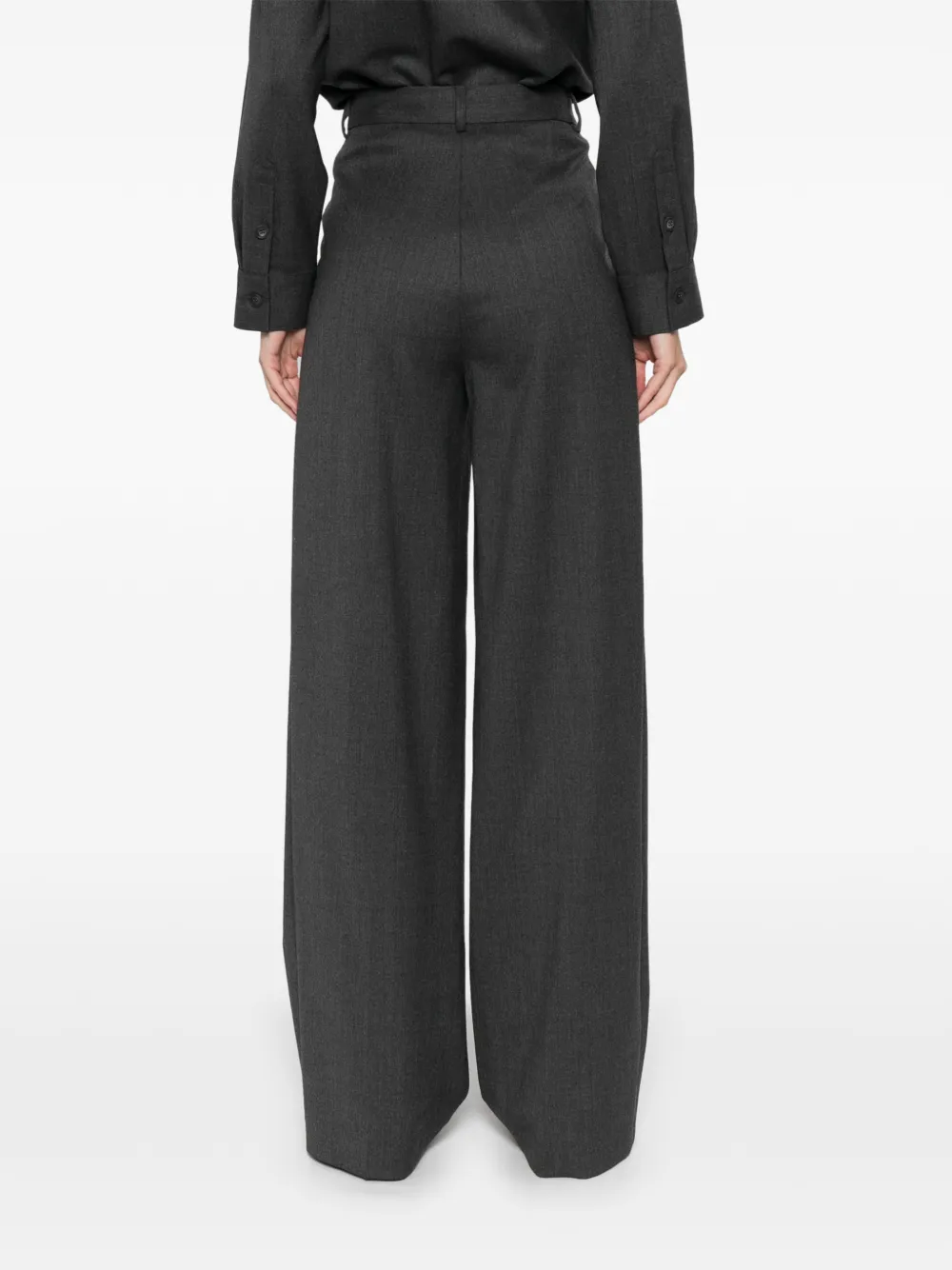 MEDEEA Pantalon met geplooide voorkant Grijs