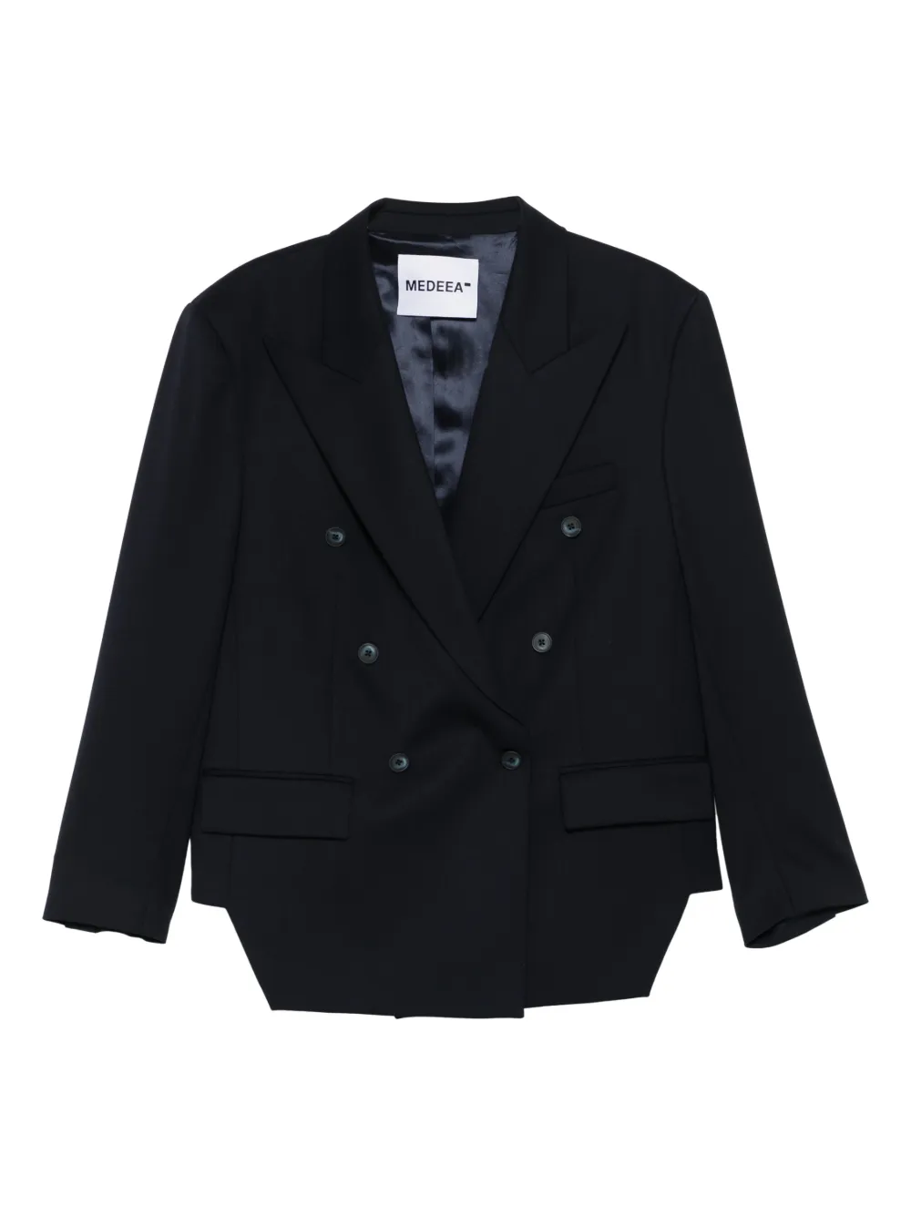 MEDEEA blazer Trapezoid con doble botonadura | azul | Image 1