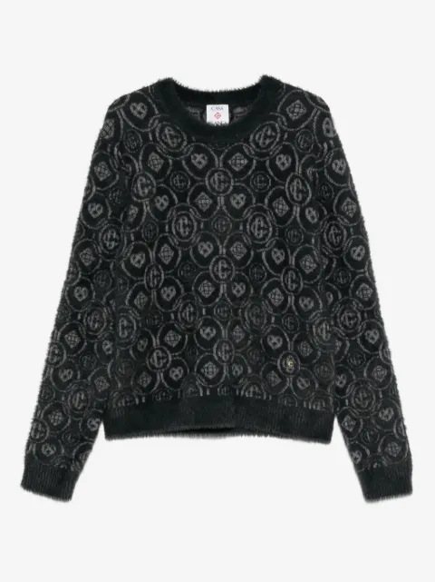 Casablanca monogram crew-neck sweater