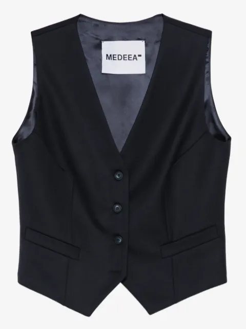 MEDEEA 正面纽扣西式马甲