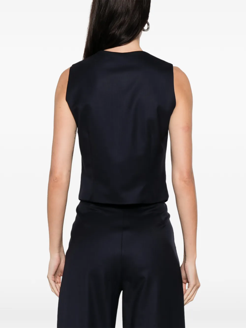 MEDEEA Gilet met knopen Blauw