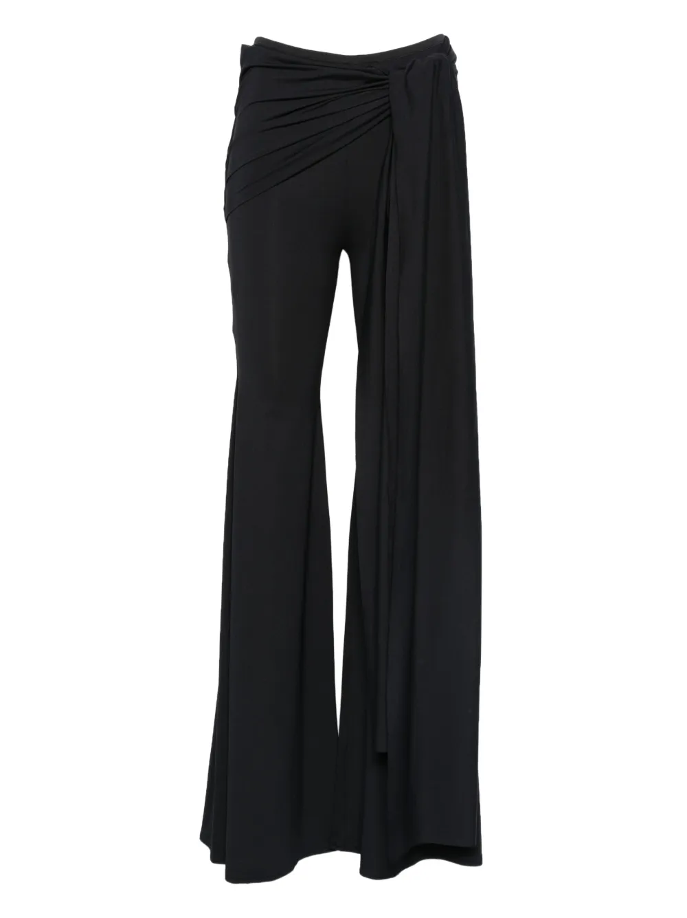 AXEL 113 Tina drap flar trousers | Black | Image 1