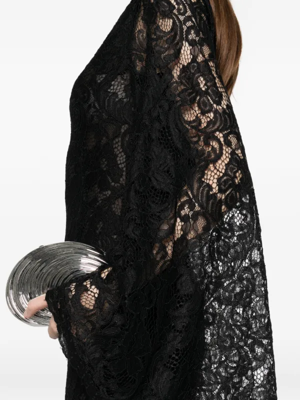one shoulder long sleeve black lace dress One Shoulder Black Prom Dresses Lace Applique Beaded Long Sleeve Formal Dresses ARD1201