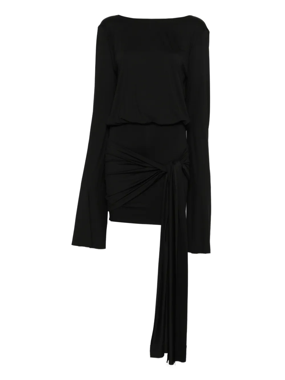 AXEL 113 Paloma long-sleeve mini dress - Nero