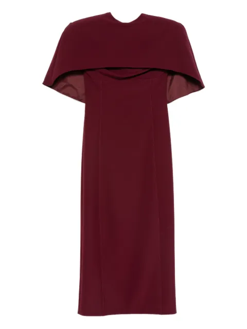 AXEL 113 Margot caped midi dress