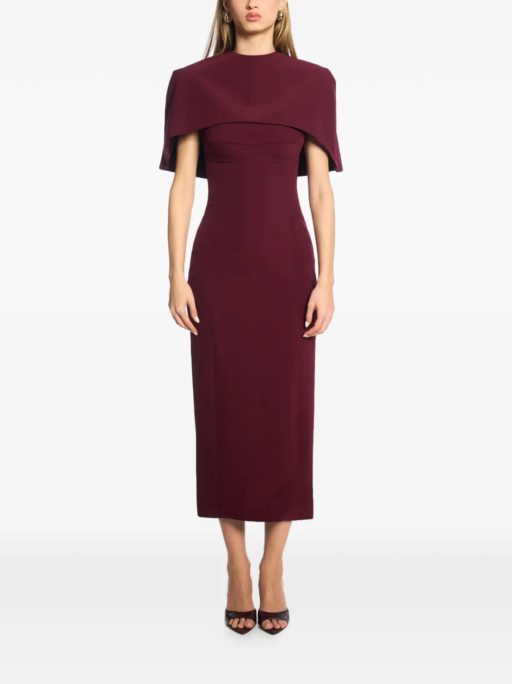 Margot Caped Midi Dress