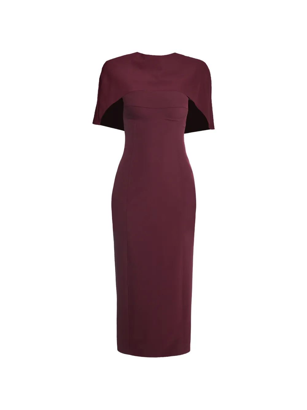 Margot caped midi dress
