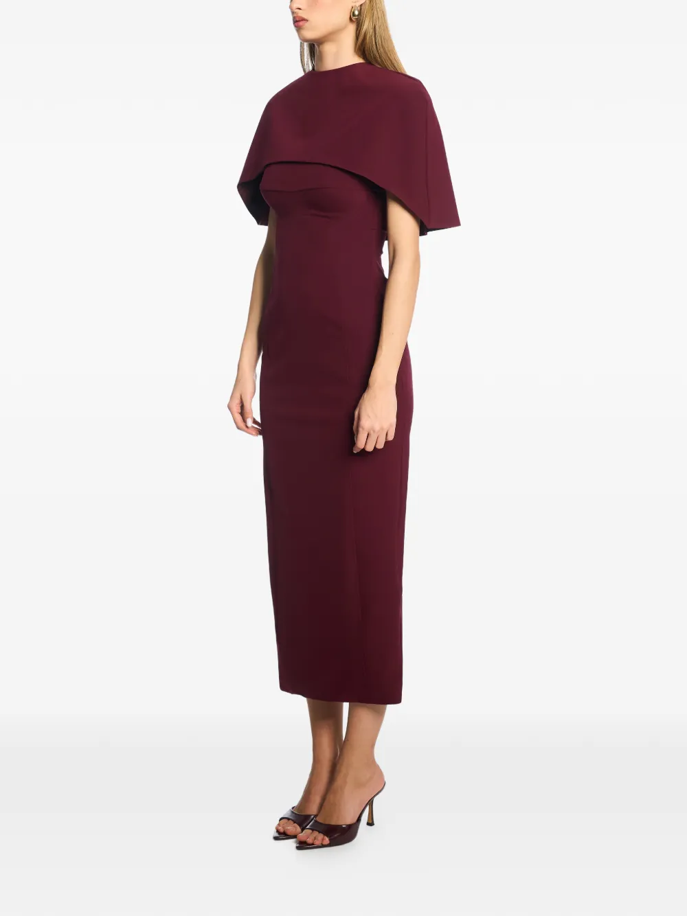 Margot Caped Midi Dress