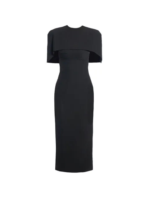 AXEL 113 마고 케이프 미디 드레스