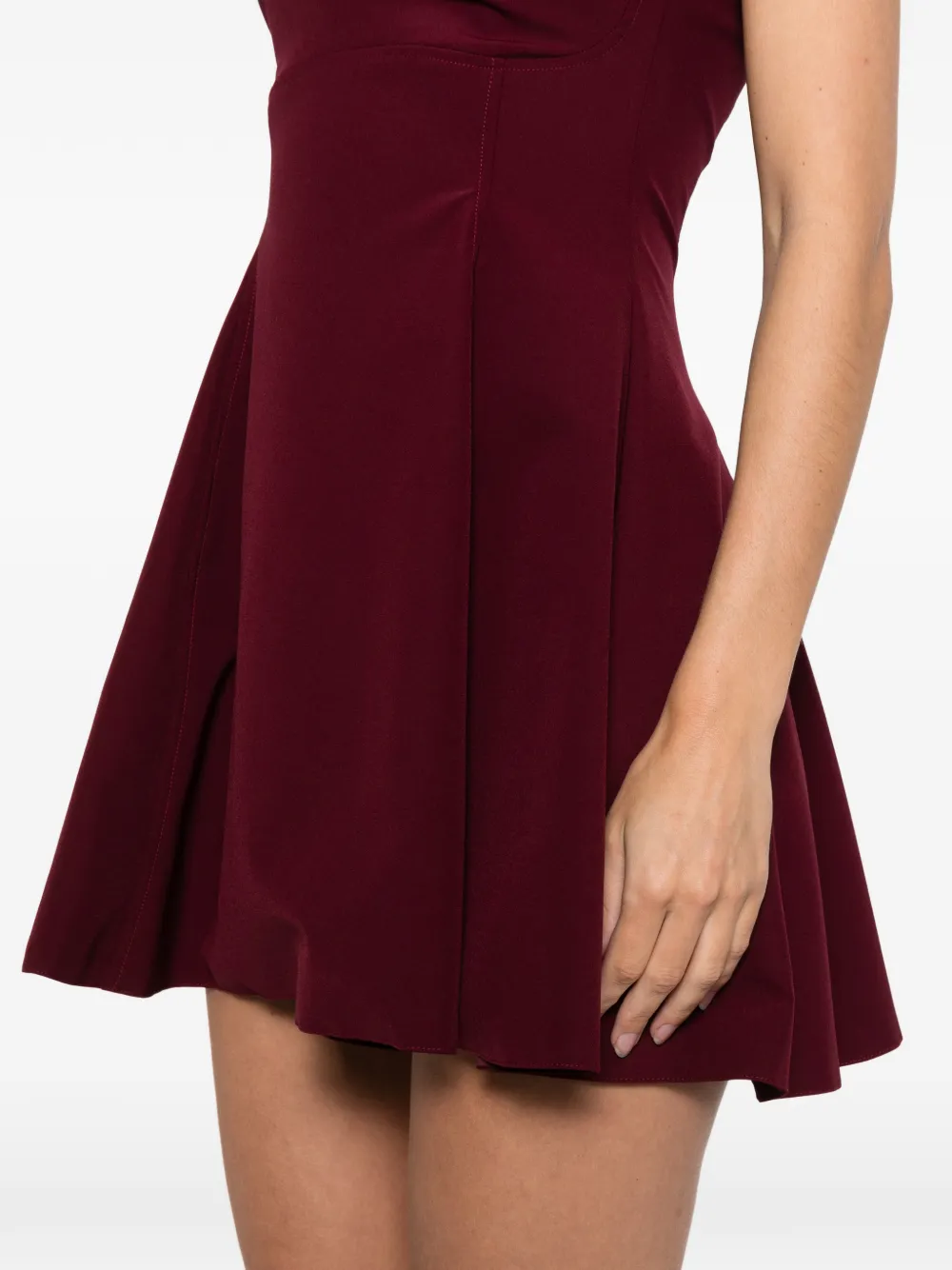 Axel 113 Nova Strapless Mini Dress In Red