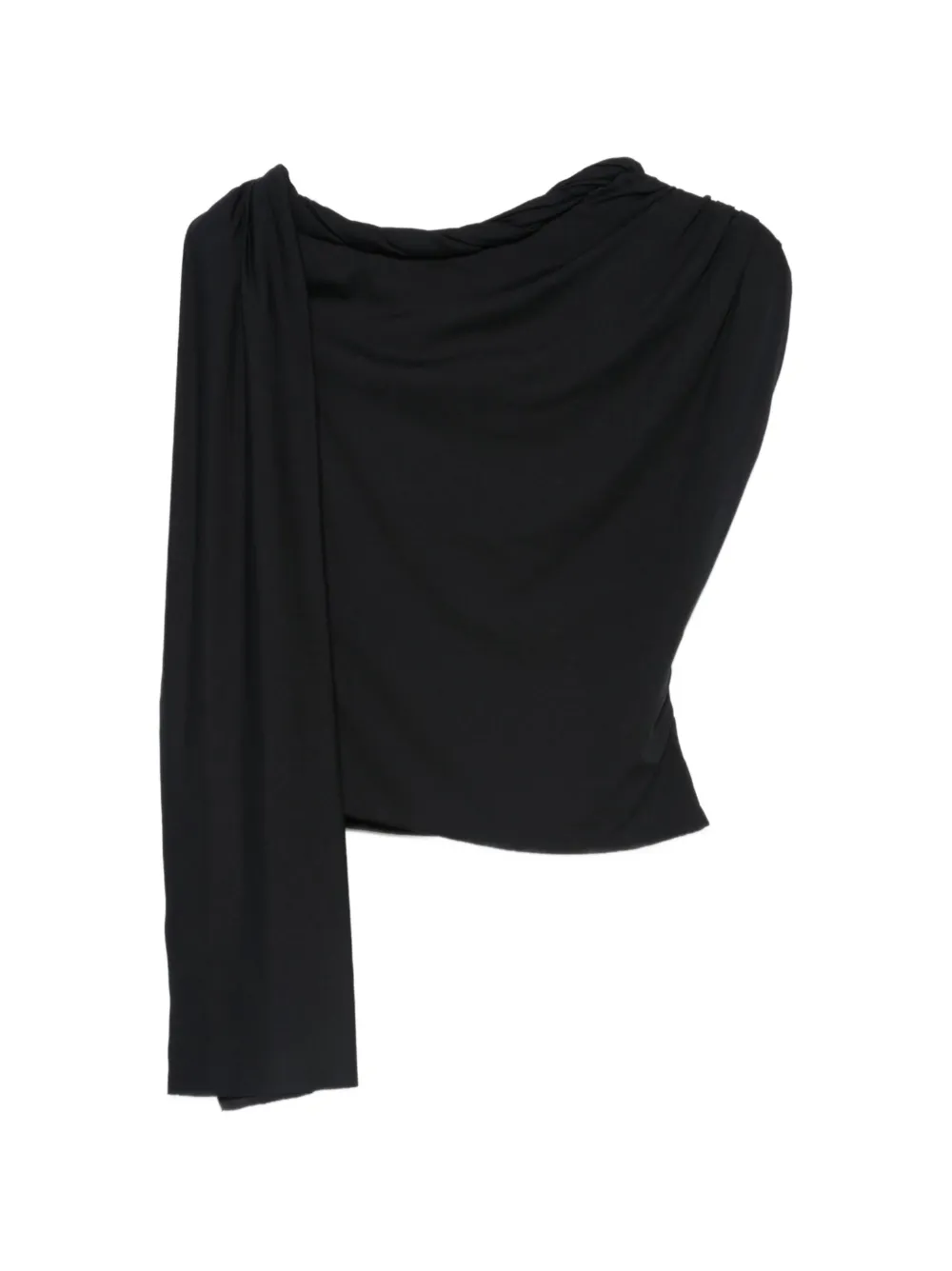 AXEL 113 Tiana twisted one-shoulder top - Nero