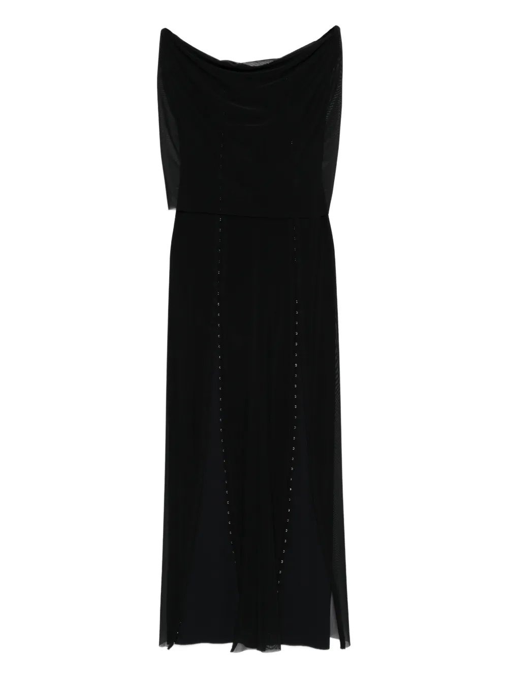 AXEL 113 Afterhours slit embellished maxi dress | noir | Image 1
