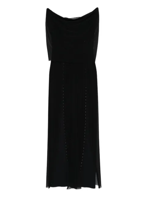 AXEL 113 Afterhours slit embellished maxi dress