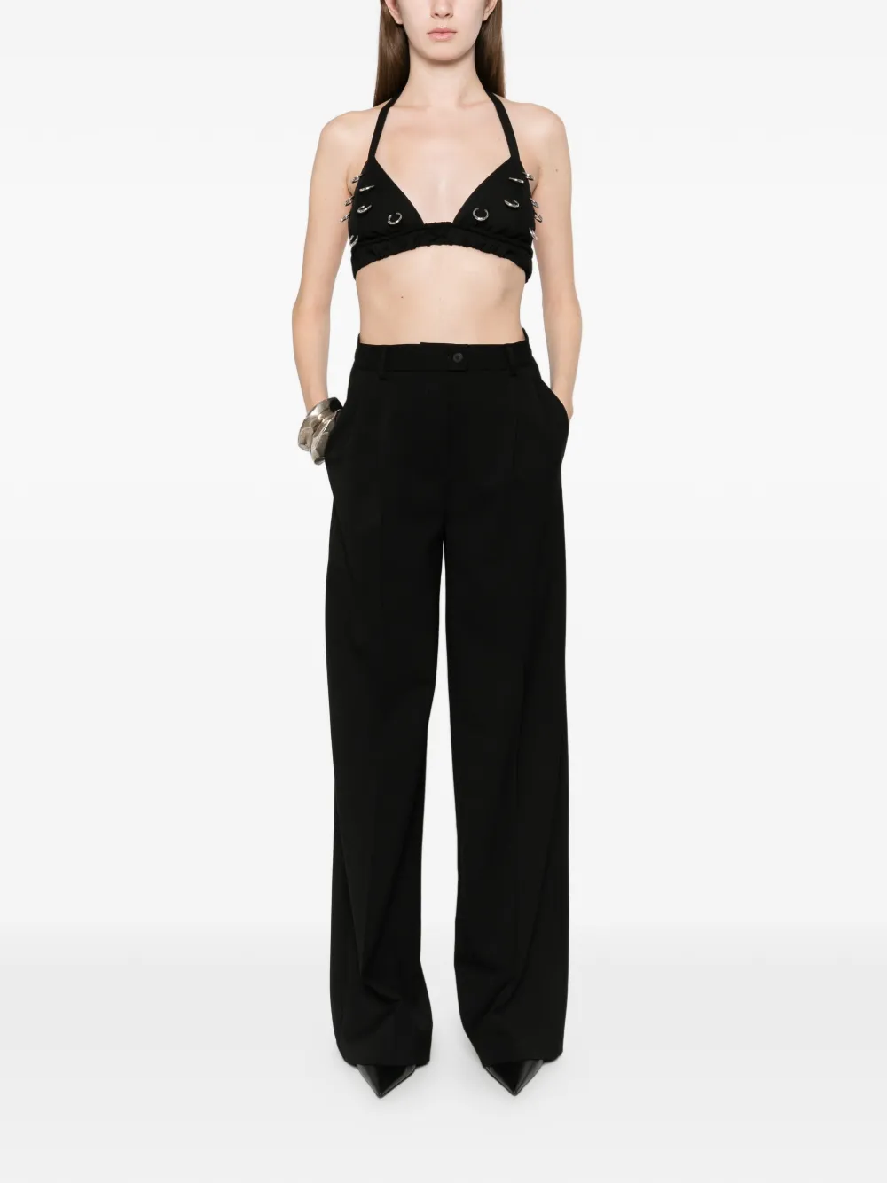 MEDEEA rings loose trousers - Zwart