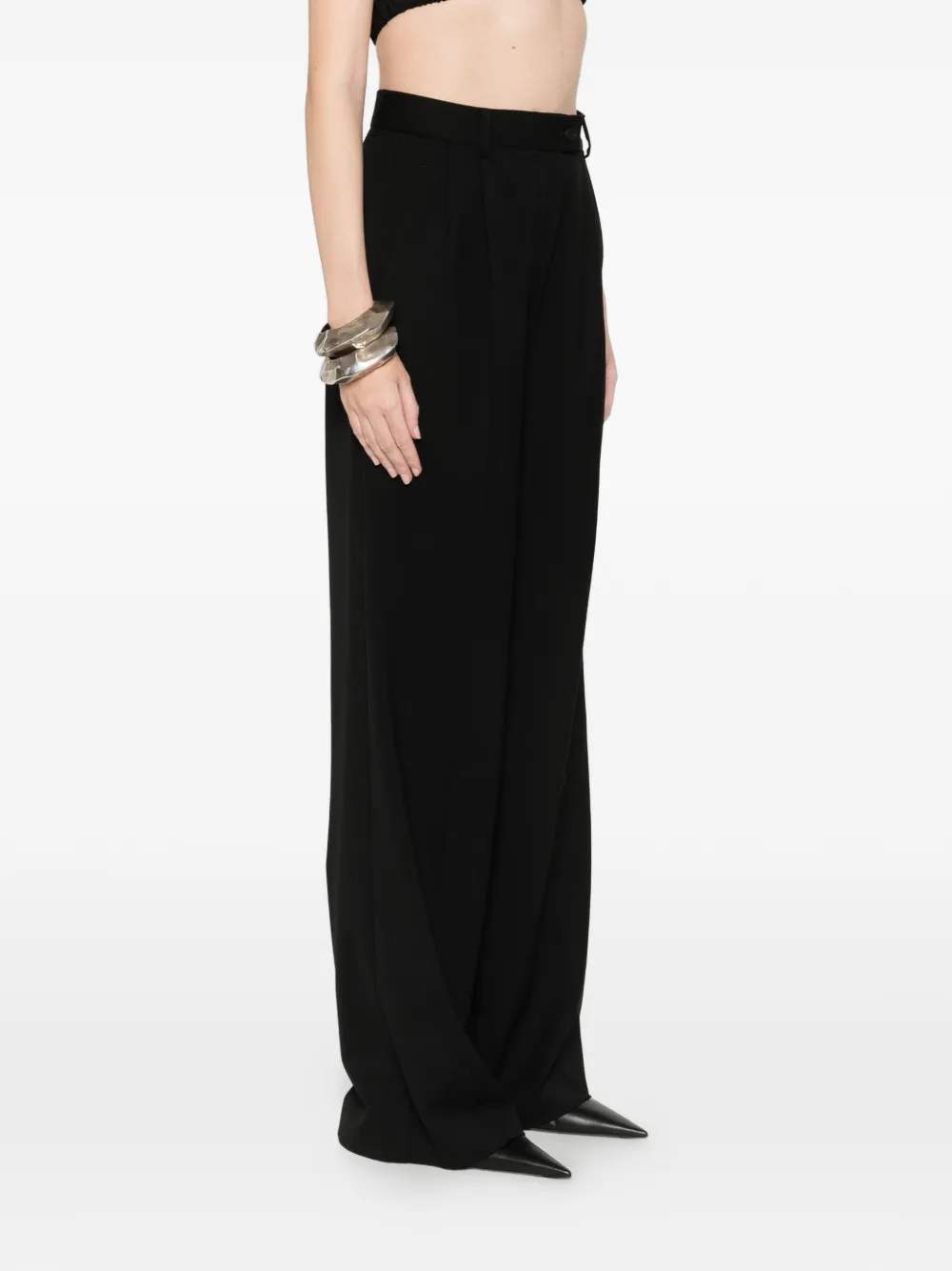  Medeea Rings Loose Trousers - Black 
