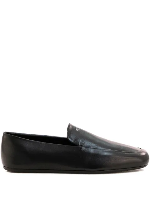 Prada logo loafers
