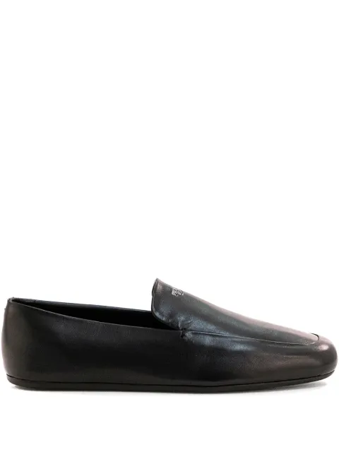 Prada logo loafers