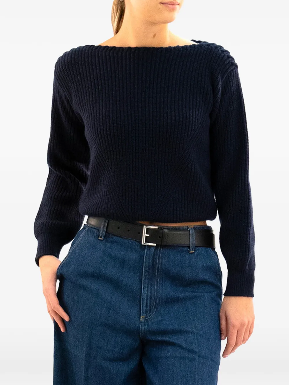 Ralph Lauren Collection Trui met boothals Blauw