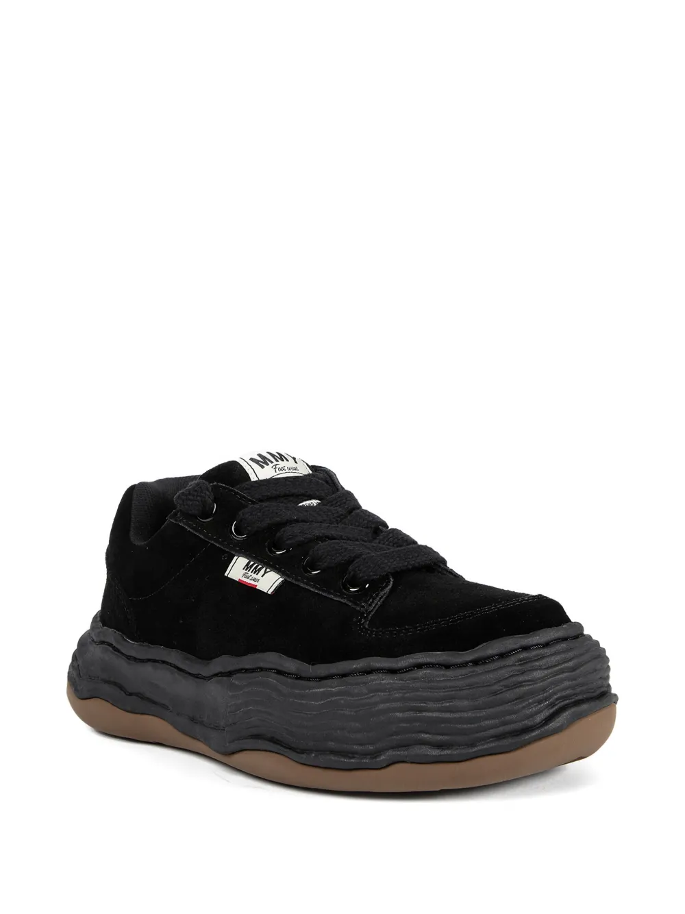 Maison MIHARA YASUHIRO Oliver OG suède sneakers Zwart