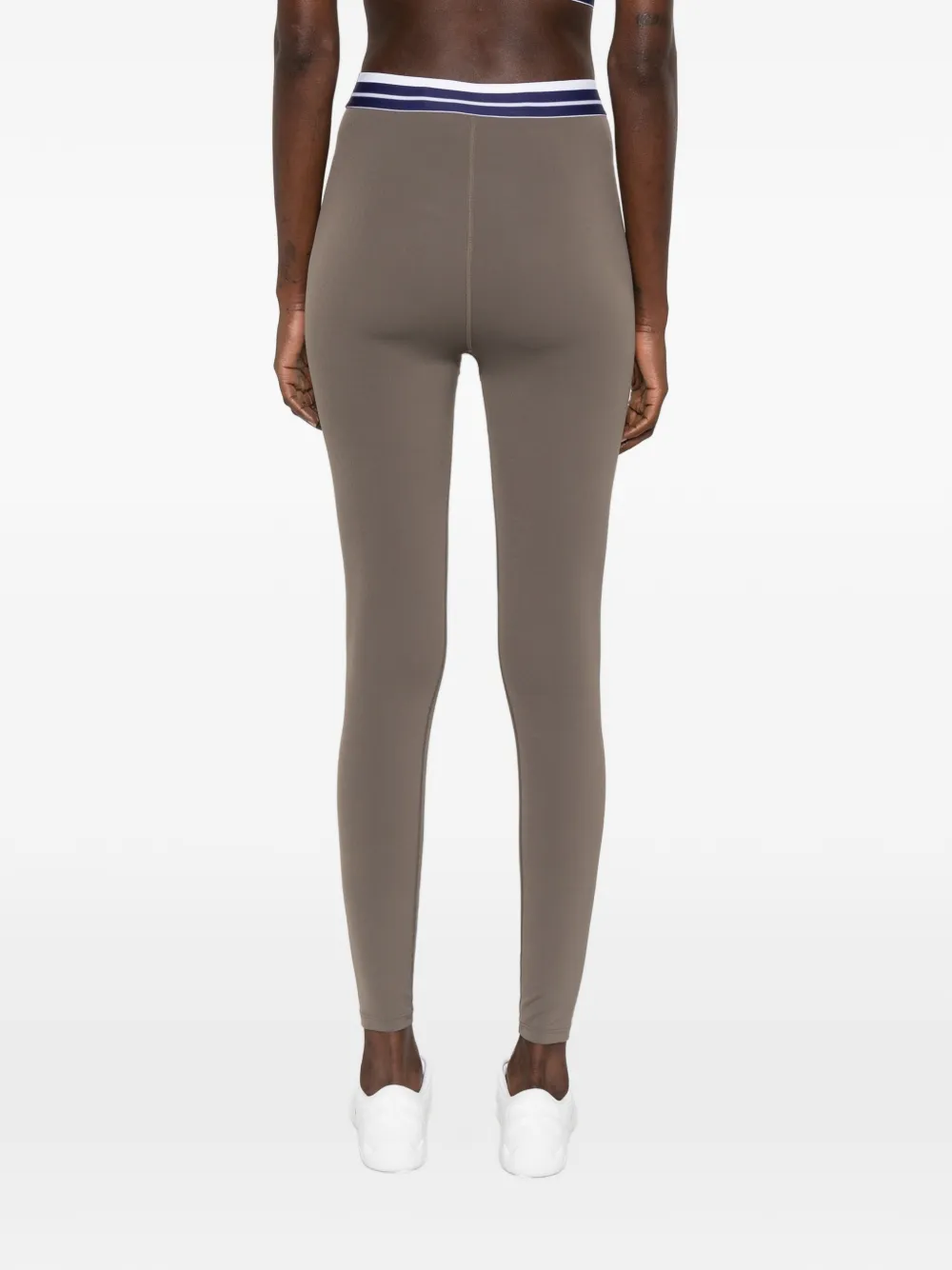 P.E Nation Avant Full gestreepte legging Bruin