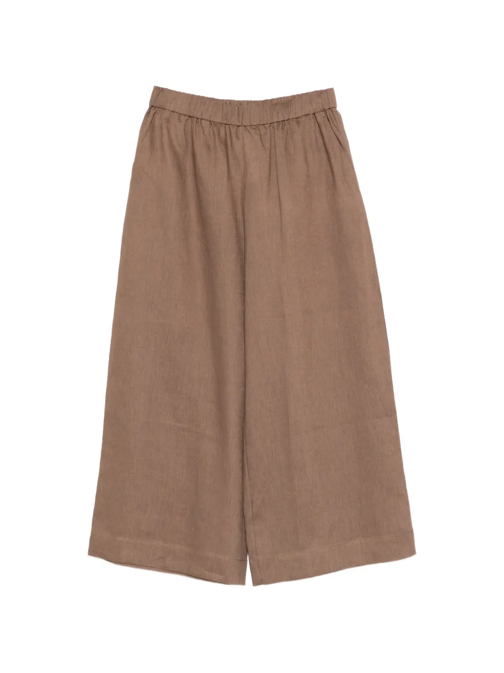 Max Mara Pantaloni con vita elasticizzata - Marrone