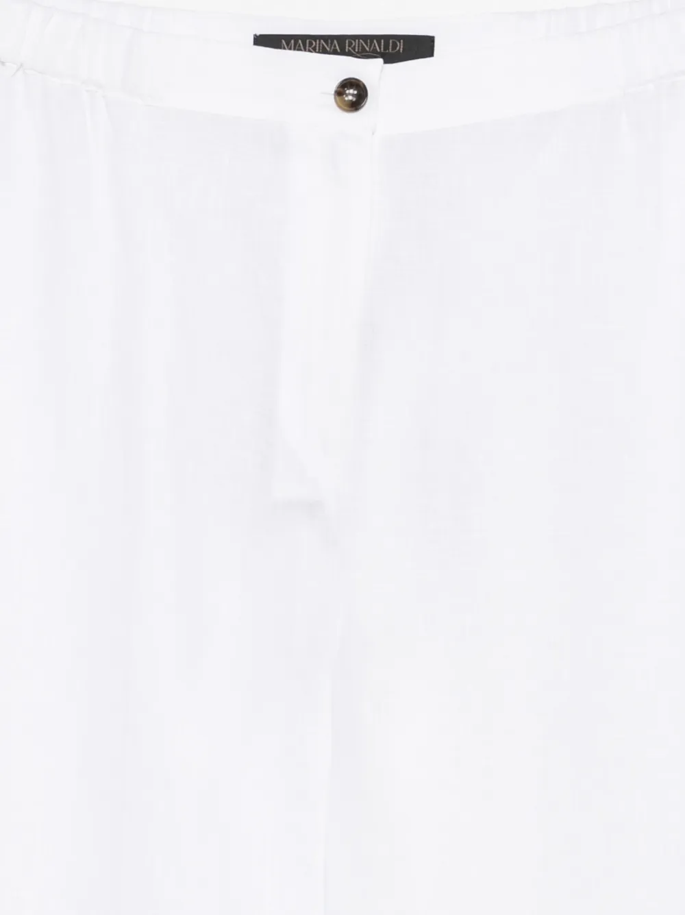  Marina Rinaldi Buttoned Trousers - White 