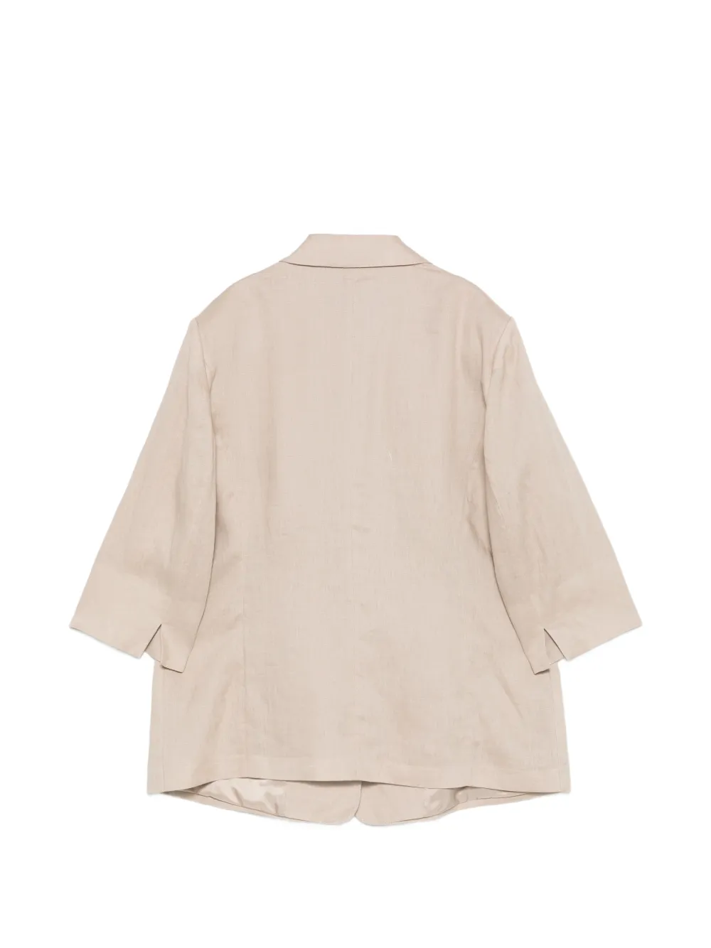  Marina Rinaldi Mrnsabadel Buttoned Blazer - Neutrals 