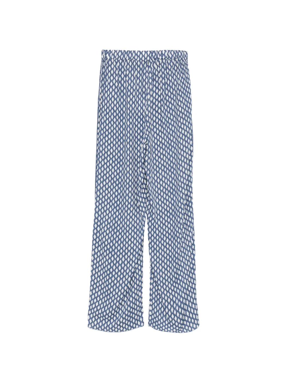  Marina Rinaldi Diamond Tassel Trousers - Blue 