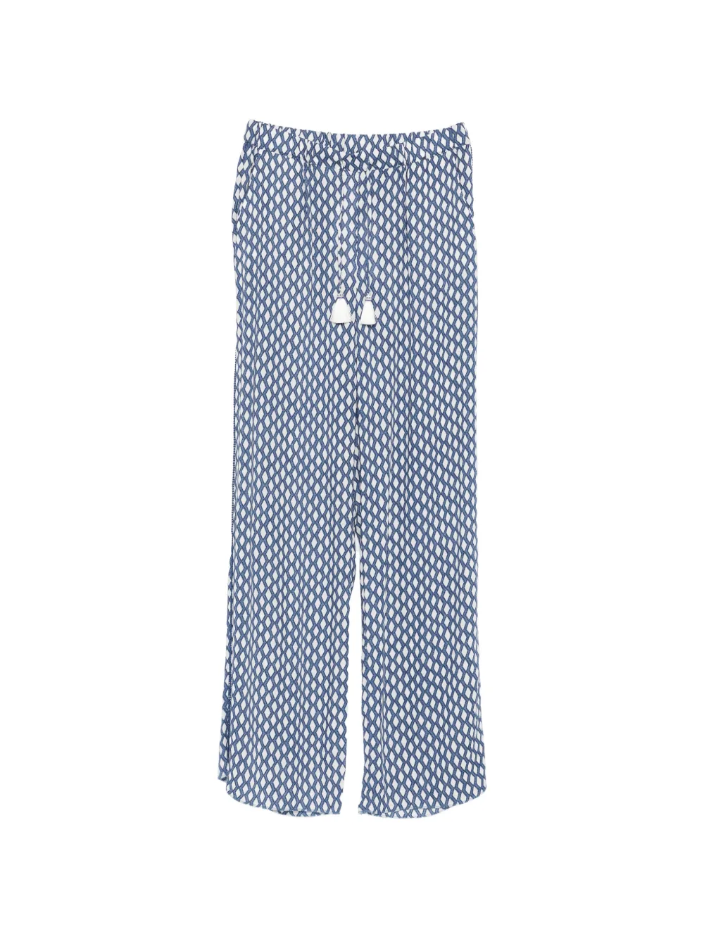 Marina Rinaldi diamond tassel trousers - Blau