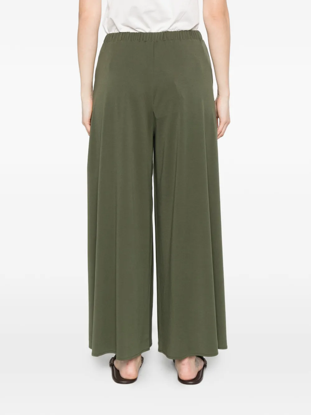 Max Mara Palazzo plooibroek Groen